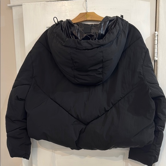 Zara Black Puffer Jacket - Picture 4 of 5